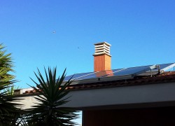 Impianto solare per riscaldamento a pavimento - Zona Infernetto - Roma